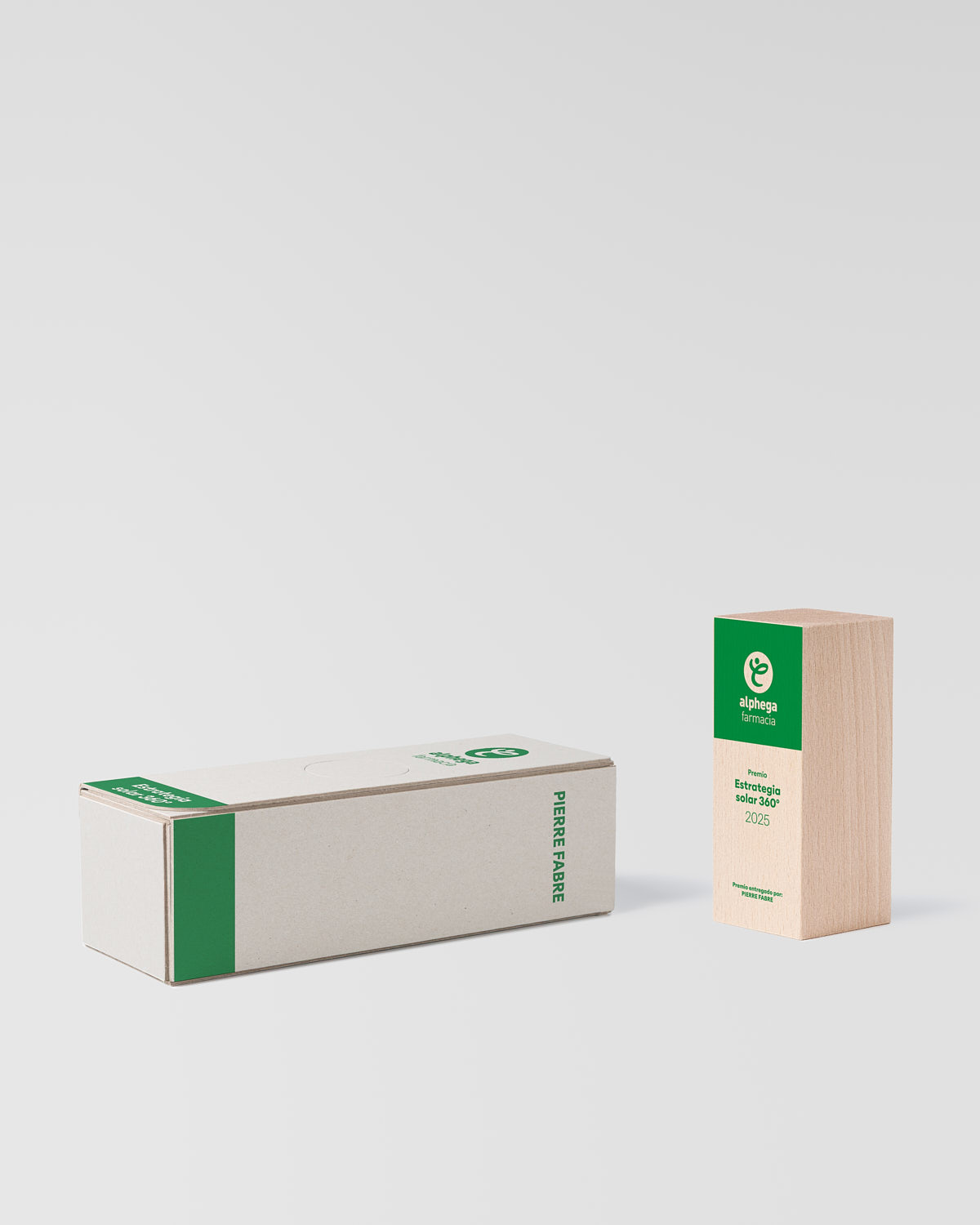 Estuche trofeo personalizado Totem Sustain Awards